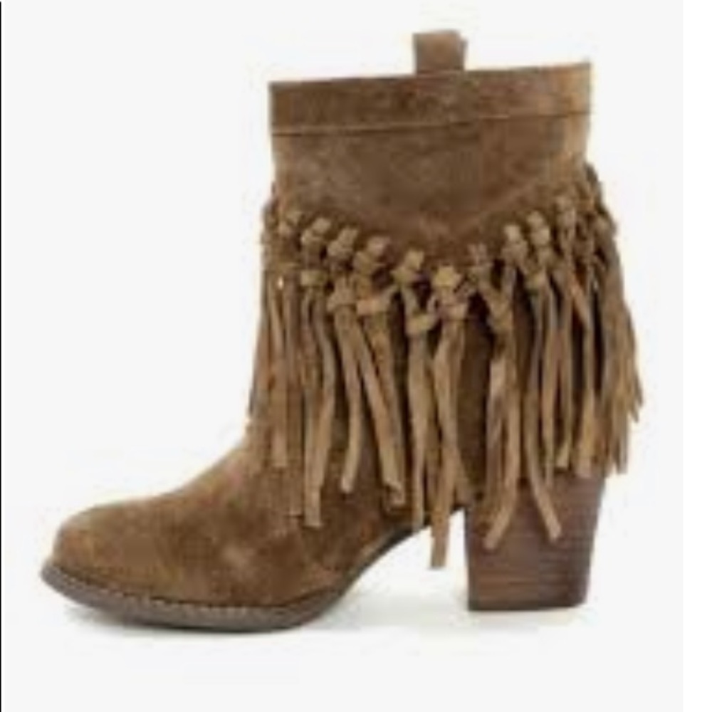 Sbicca sound fringe booties size 8.5